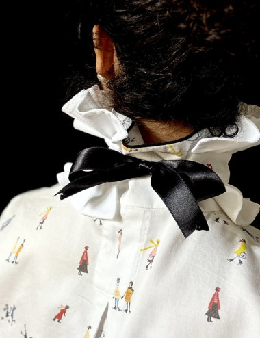 Casilda ruffle collar